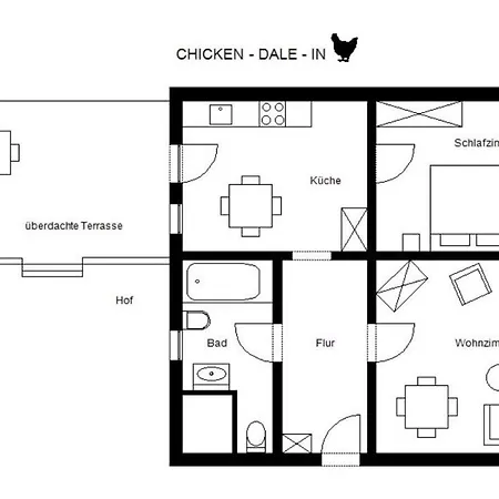 Hen Coop In Complete House Mit Optionaler Sauna