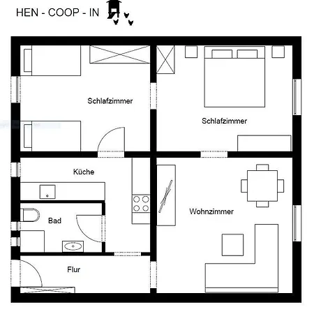 Hen Coop In Complete House Mit Optionaler Sauna Διαμέρισμα